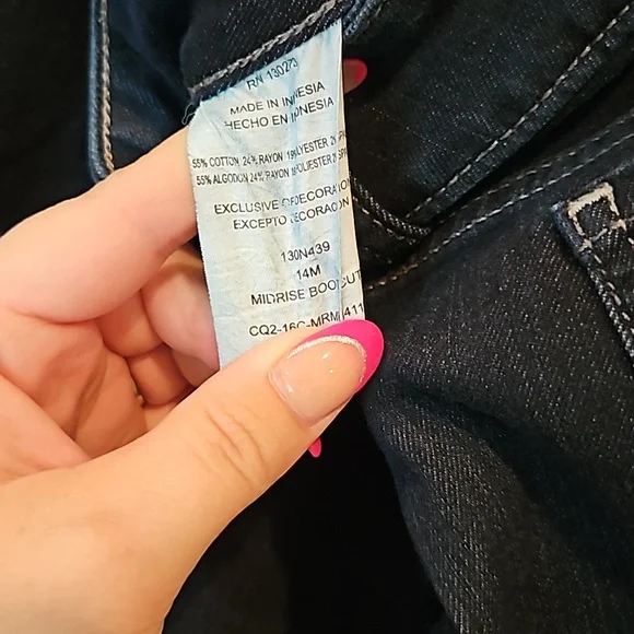 Riders By Lee Womens Bootcut Jeans - Picture 4 of 4